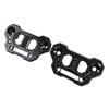 2PCS LED Light Bar Hood Mounting Bracket A Pillar Fog Light Pod Bracket Replacement for Jeep Wrangler JL JLU 4xe JT