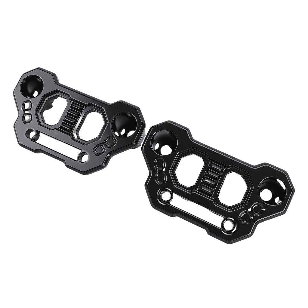 2PCS LED Light Bar Hood Mounting Bracket A Pillar Fog Light Pod Bracket Replacement for Jeep Wrangler JL JLU 4xe JT