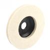 50mm/75mm Wollpolierscheibe Polierpads Winkelschleiferscheibe Filzpolierscheibe für Metall Marmor Glas Keramik 1 Stück