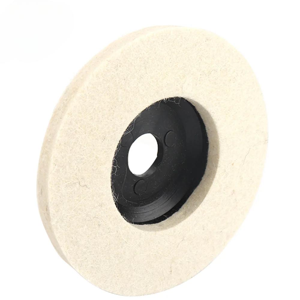 50mm/75mm Wollpolierscheibe Polierpads Winkelschleiferscheibe Filzpolierscheibe für Metall Marmor Glas Keramik 1 Stück