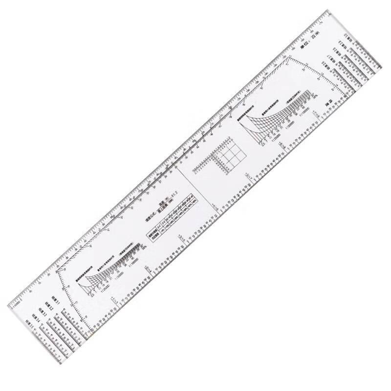 Professional Geographic Coordinate & Slope Ruler