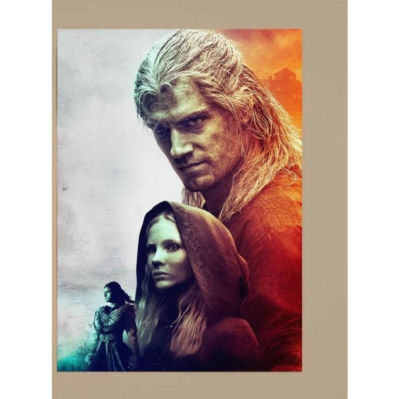 The Witcher Geralt Poster, Unframed Wall Art Gift 20x30cm