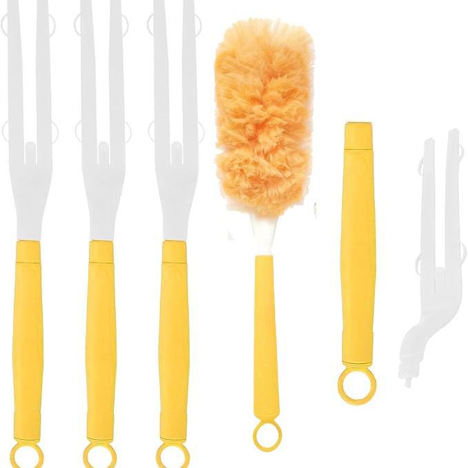360° Static Disposable Dusting Head for Daily Use - Efficient Hair and Dust Removal Duster