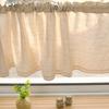 Yousheng Polozáclonové stínění Měkká bavlna Len Dekorativní japonský styl Potřeby pro domácnost s krátkým závěsem