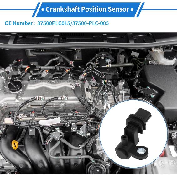 

1 Pc Crankshaft Position Sensor for Honda Civic 1.7 2001-2005 Sturdy Metal Plastic Black Engine Crank CKP Sensor