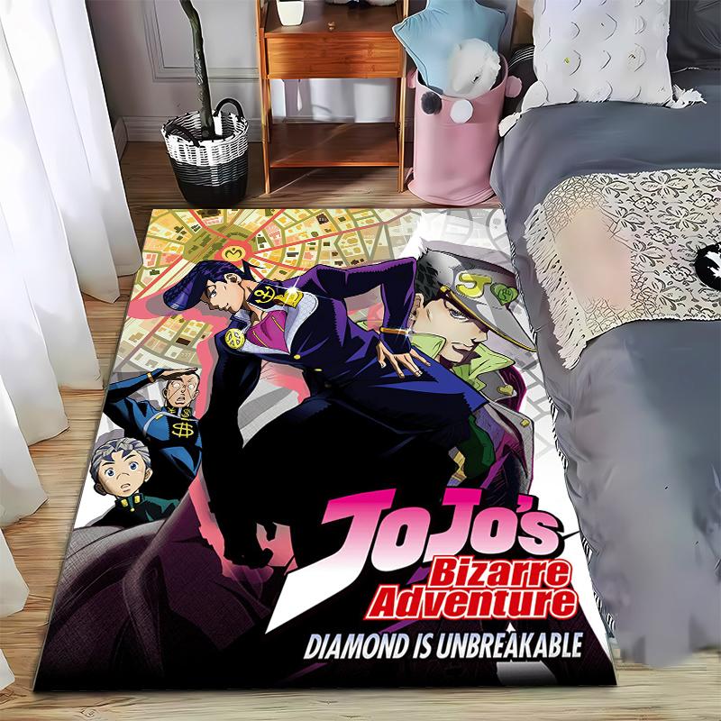 JoJo's Bizarre Adventure Diamond is Unbreakable Poster Josuke Purple Suit; decorative accent carpet rug for hallway living room bedroom floor