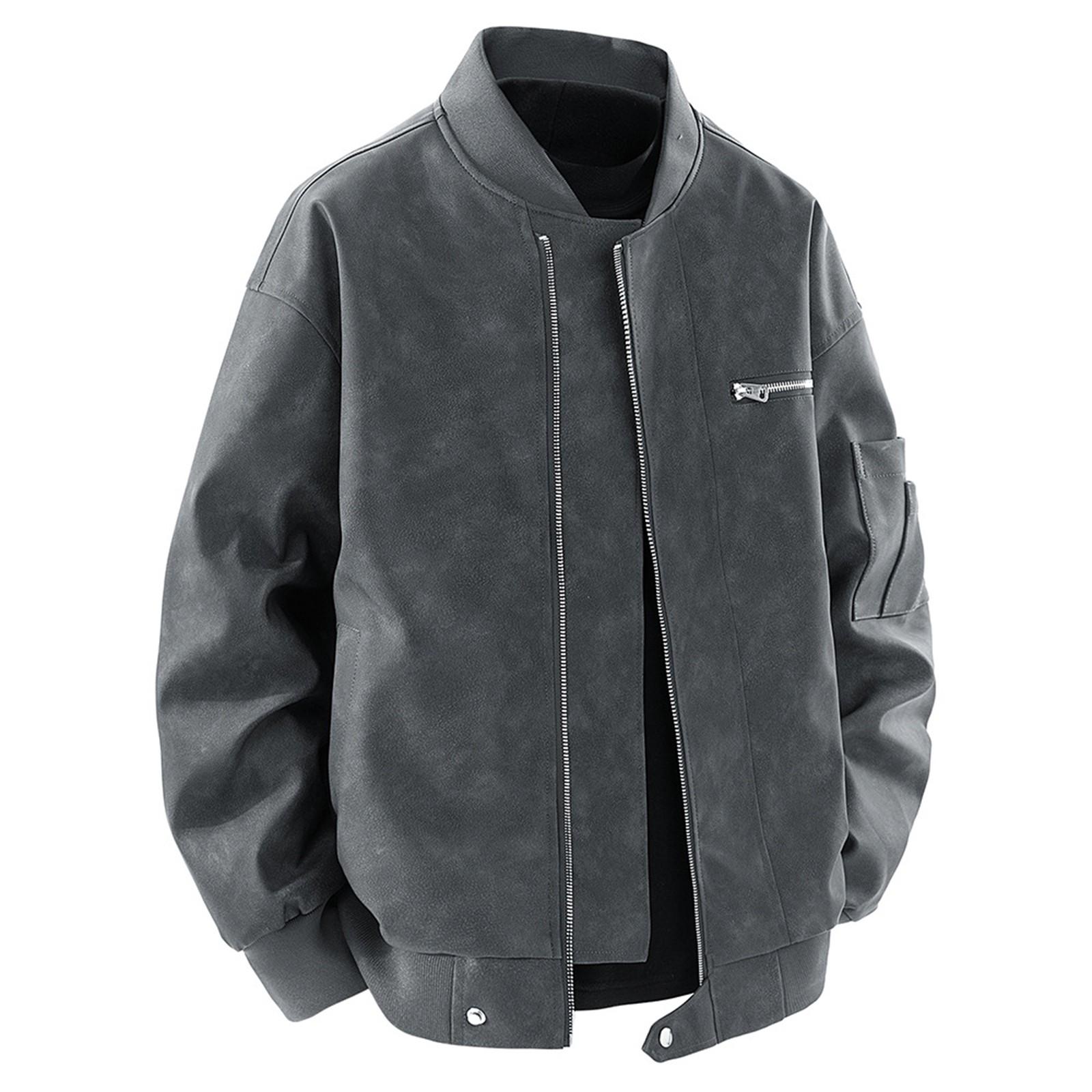 

Мужская весенне-осенняя рабочая куртка с воротником-стойкой и длинными рукавами, мужская повседневная модная рабочая одежда, юбка XXXL