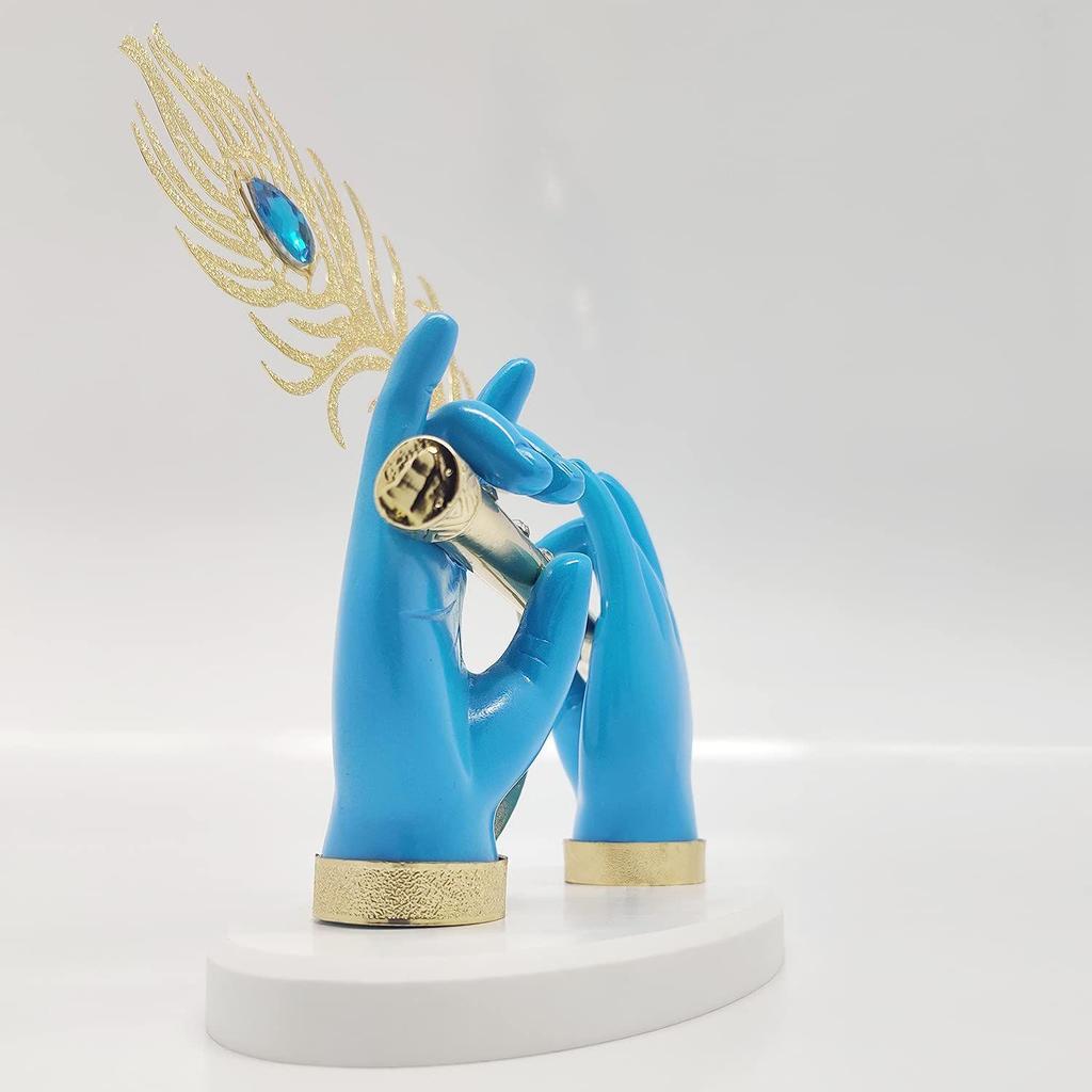 Figurină Mâini cu Flaut ale lui Krishna Ji | Mână Albastră a lui Krishna | Piesă Foarte Clasică pentru Decor, precum și Cadouri de Nuntă și Corporative