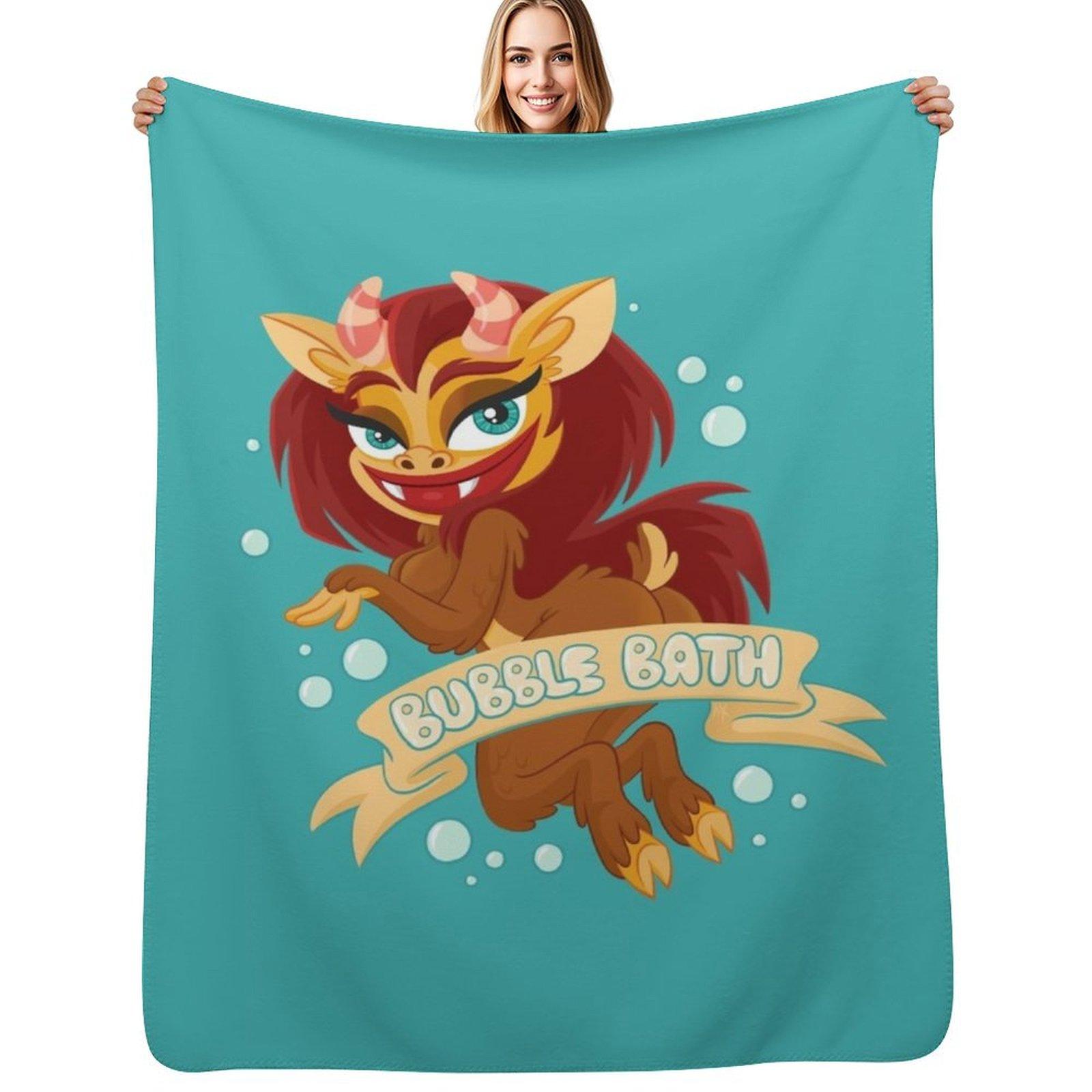 

Bubble Bath Throw Blanket Lightweight Warm Blanket for Indoor Outdoor Use 102x76cm(40x30in)