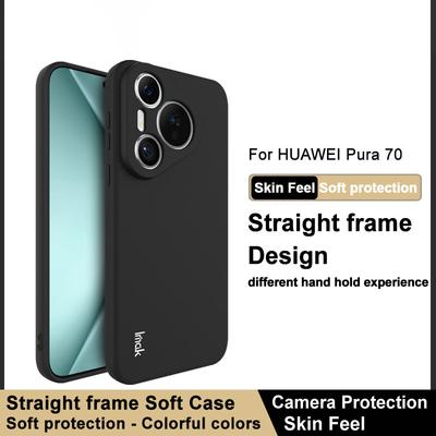 IMAK UC-4 Serie Für Huawei Pura 70 Flexible TPU Hülle Gerade Kante Schutzhülle