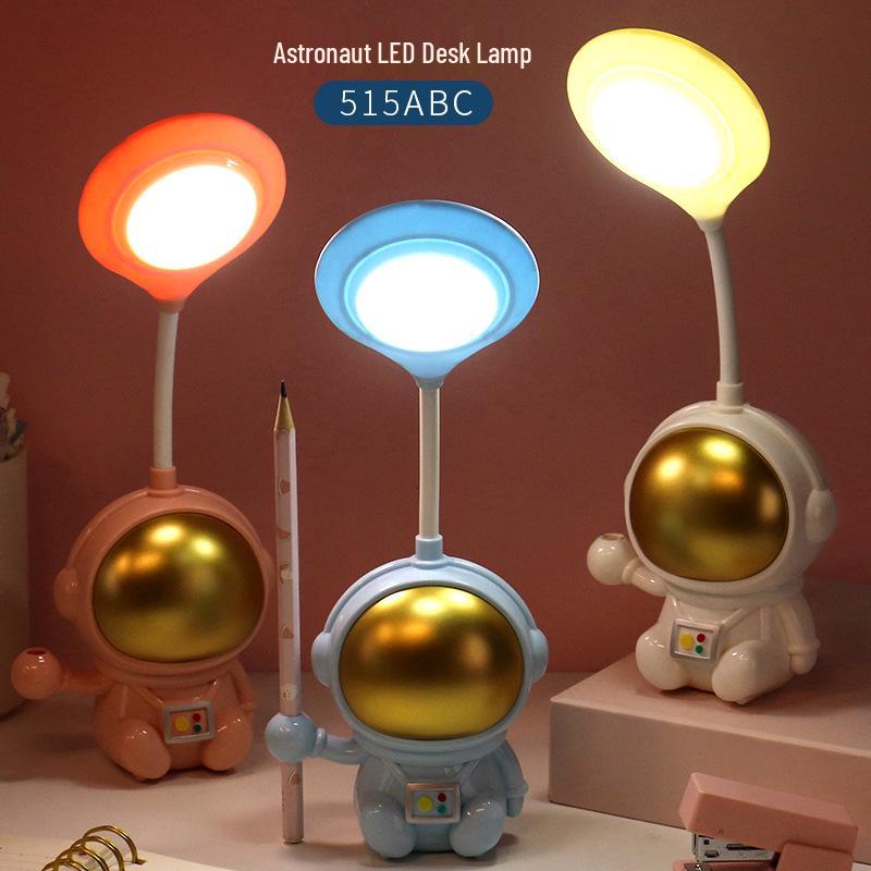 Custom Logo Small LED Table Lamp - Eye-Protecting USB Reading Light for Gifts & Promotions