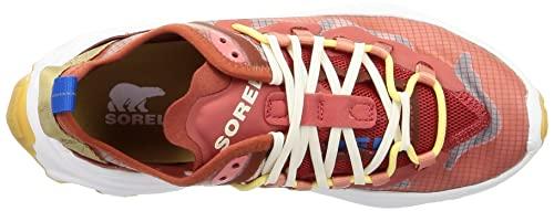 Sorel Kinetic Breakthrough Techlace NL4691 Women's Sneakers, Size 24.5cm, Warp Red, Glaze