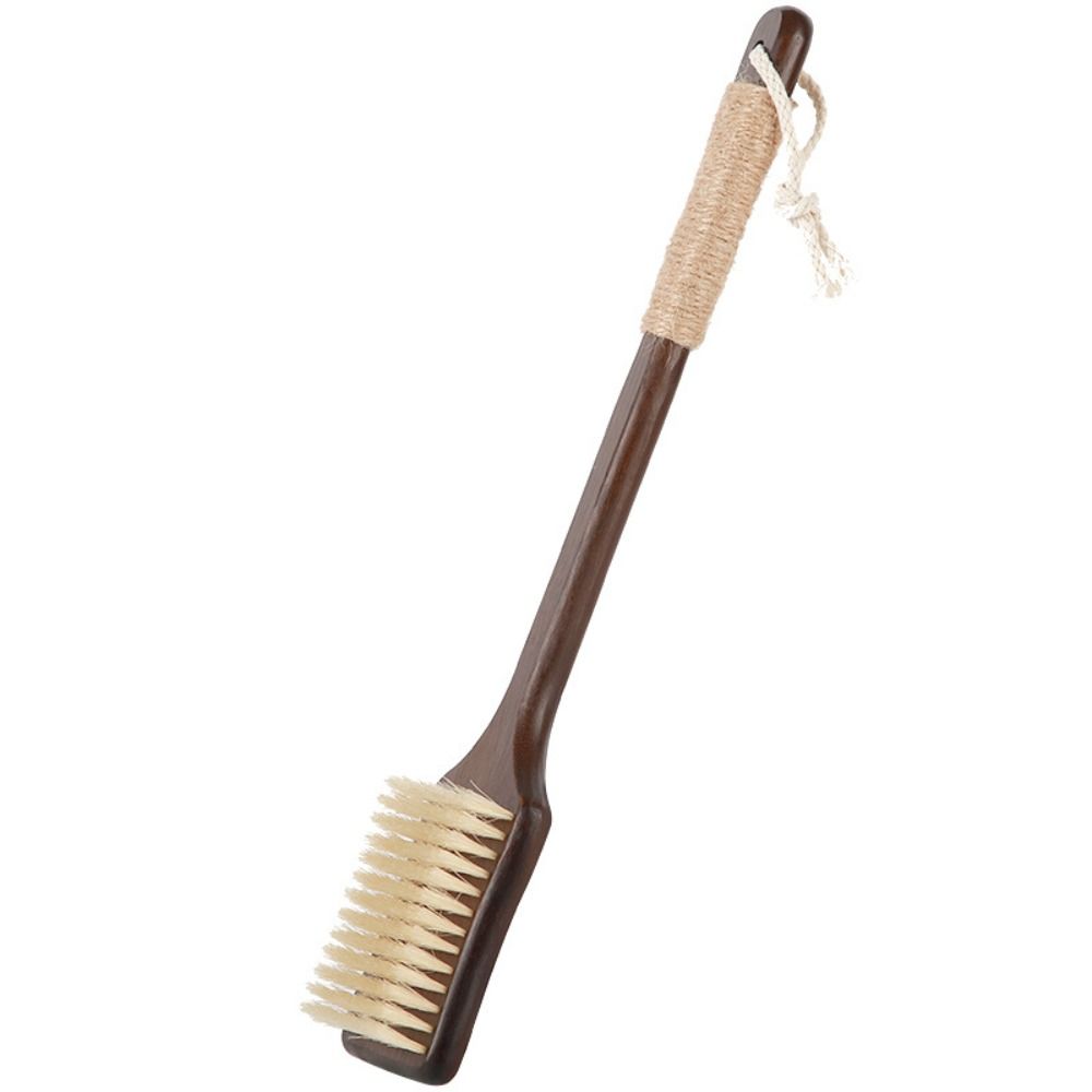 Soft Bristles Massage Brush Ergonomic Bath Exfoliating Brush Back Brush  Spa Accessories