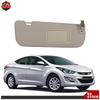 Right Passenger Side Sun Visor&Makeup Mirror For 11 12 13-15 Hyundai Elantra MD