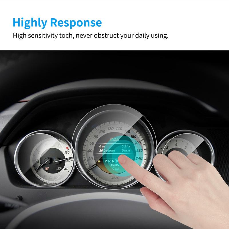 Car Trument Anti-Scratch Screen Protective TPU Film Car LED Interior Accessories For Mercedes-Benz W246 X156 W117 B Class GLA