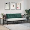 Back Cushion Dark Green 160 X 50 Cm Cord Fabric