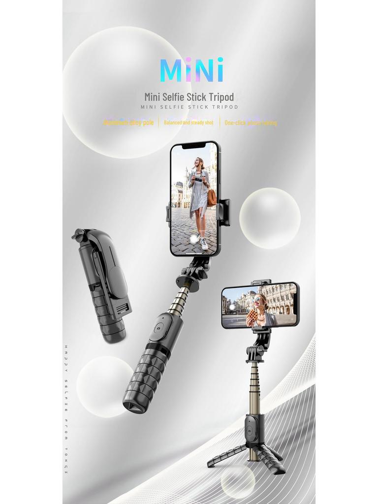 Ασύρτη Bluetooth Μπατονέτα Selfie & Τρίποδο – Κράμα Αλουμινίου, Πολυλειτουργικό για Κινητή Φωτογραφία και Ζωντανές Μεταδόσεις