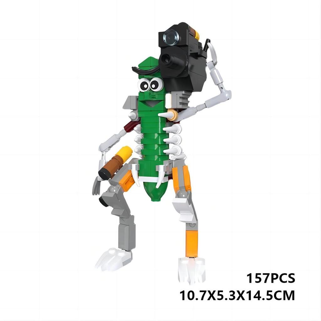 Compatible With Building Block Set Pickled Cucumber Rick And Morty Toy Ornaments Assembled Doll