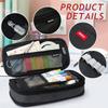 Multifunctional Stationery Bag Double-layer Stationery Organizer Fashion Pen Box  Gift
