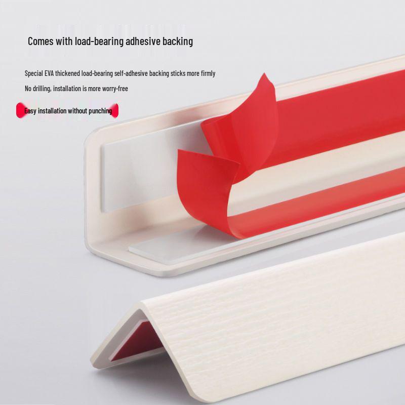PVC Wall Corner Protection Strip - Anti-Collision Right Angle Edge for Living Room