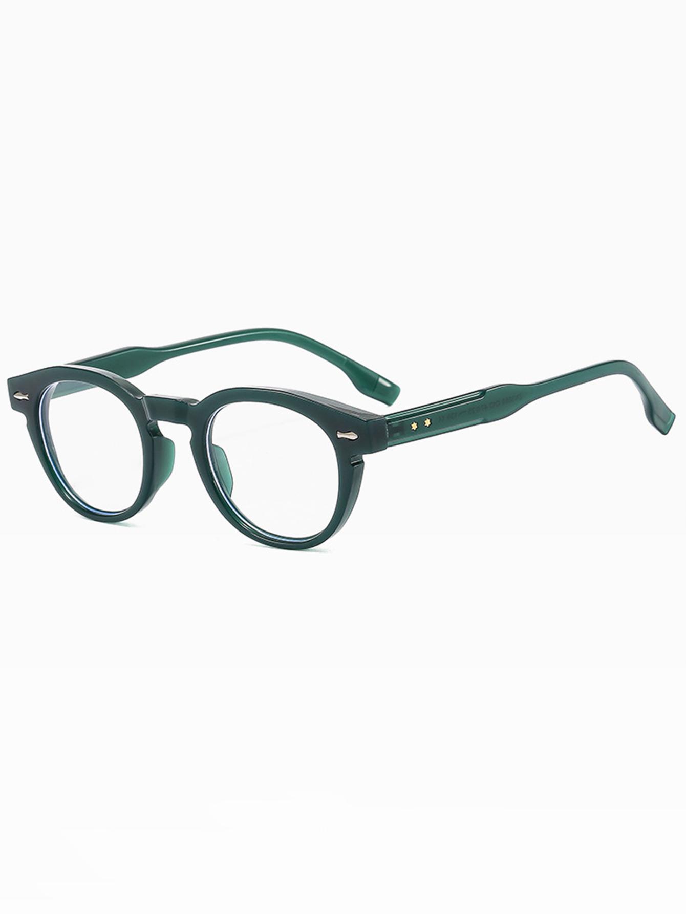 

1Pc Vintage Elegant Round Frame Women s Sunglasses, Metal Hinges, Suitable for Daily Commuting/Vacation Outings