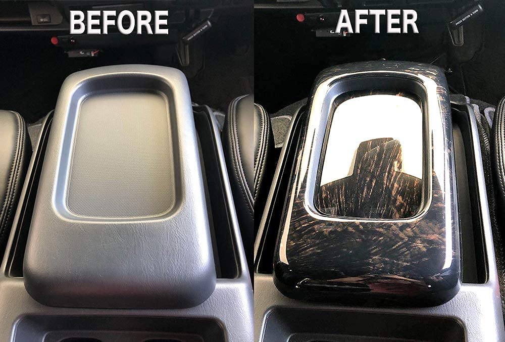HXS Hiace Regius Ace 200 Series Type Compatible Center Console Panel 2P Console Panel Center Console Cover Interior Panel Dark Prime Dark Prime 2p