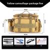"Luya Multifunctional Waterproof Fishing Gear Waist & Messenger Bag – Large Capacity Rod & Storage Bag"