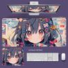 Extra Large Non-Slip Anime Girl Mouse Pad for Gaming and Esports