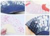 Kyosuke Folding Japanese Traditional Silk Folding Nadeshiko Fan, Goods, Fan, (Dianthus) K-131