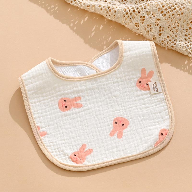 Pure Cotton Waterproof Baby Bibs for Boys - Newborn Feeding Drool Bibs
