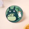 Hayao Miyazaki Totoro Alloy Epoxy Brooch - Cute Anime Metal Badge for Clothes and Bags