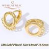 French Circular Thread Earring Hooks Lever Back Open Loop Setting for DIY Earring Clasp Jewelry Making Accessories Findings
