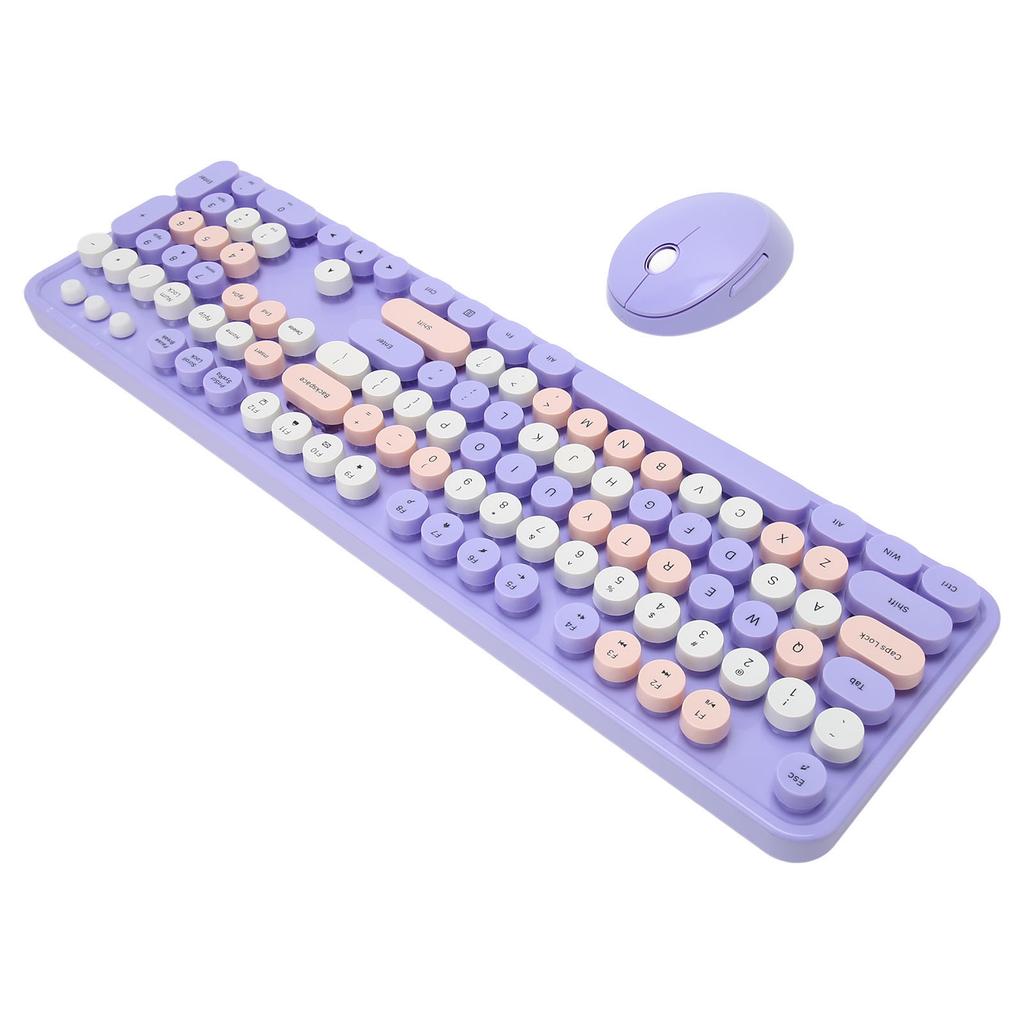 Kablosuz Klavye Mouse Kombosu 2.4GHz 104 Tuş Tam Boy Daktilo Klavyesi 3 Ayarlanabilir DPI Mouse