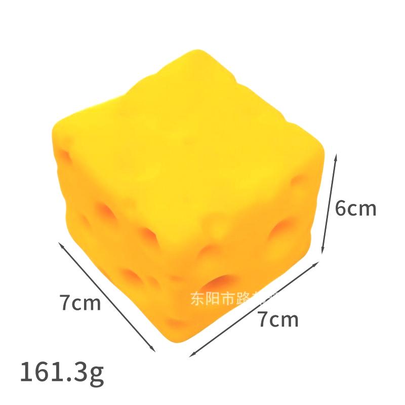 Neues Squishy Quadrat Käse Quetschspielzeug Langsamer Rückprall Stressabbau Sensorisches Spielzeug Weicher Butterkäse Party Spielzeug