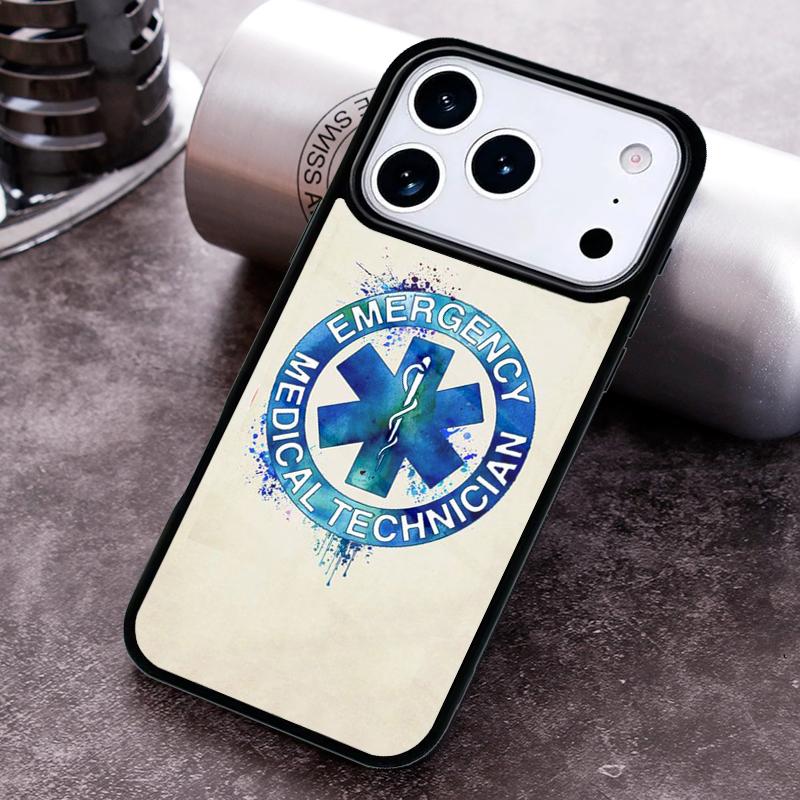 EMT Fireman Fire Rescue Phone Case For iPhone 17 16 15 14 13 12 11 Pro Max Plus 17Air Soft Silicone Cover