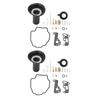 Carburetor Rebuild Fix Kit Carb Overhaul Replacement for Yamaha Virago XV535 19902001 XV 535