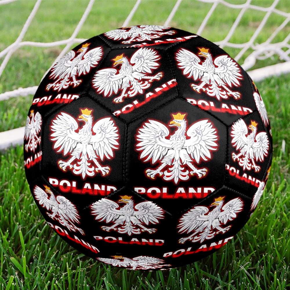 Eagle Of Poland: Symbolic Strength Size 5 Soccer Ball,Indoor/Outdoor Suitable for Training Matches Tournaments Practice Games Perfect Gift for Fan