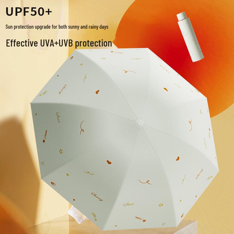 Xiaohongshu Dual-Use Lightweight Sun Umbrella - Portable, Anti-UV, and Outdoor Sunshade