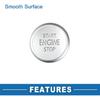 Push Button Starter Switch No.3GD959839 Engine Start Stop Switch Button for Volkswagen Magotan B8 2017-2021 Silver Tone