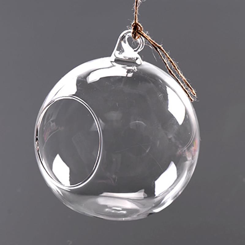 Hanging Tealight Holder Glass Globes Wedding Candle Holders Candlestick Vase Home Hotel Bar Decoration