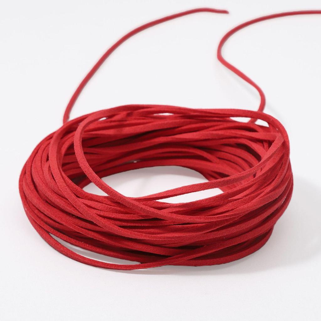 Korean suede rope for DIY jewelry making, 3mm braided wire for bracelets and necklaces. Add a touch of handmade to your accessories!