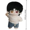1 set Jeans 20cm Cotton Doll Clothes White T-shirt No Attribute Doll Clothes  Children's Gift