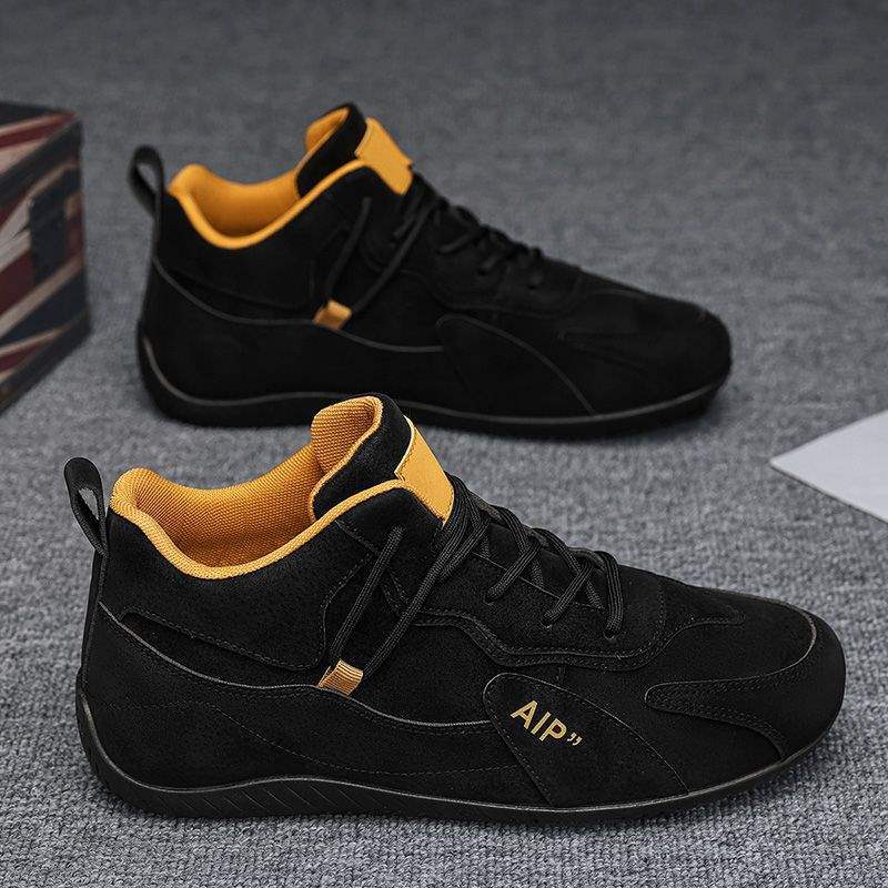 

Men s shoes autumn outdoor light and wear-resistant four-season tide shoes youth trend versatile casual sports flat shoes 44 [collection will be shipped first] чорний