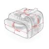 2015 - 2019 Motorcycle Storage Bag Luggage Bags  For Ducati Multistrada 1200 1260 950 1200S 950S side box bag inner bag bushing