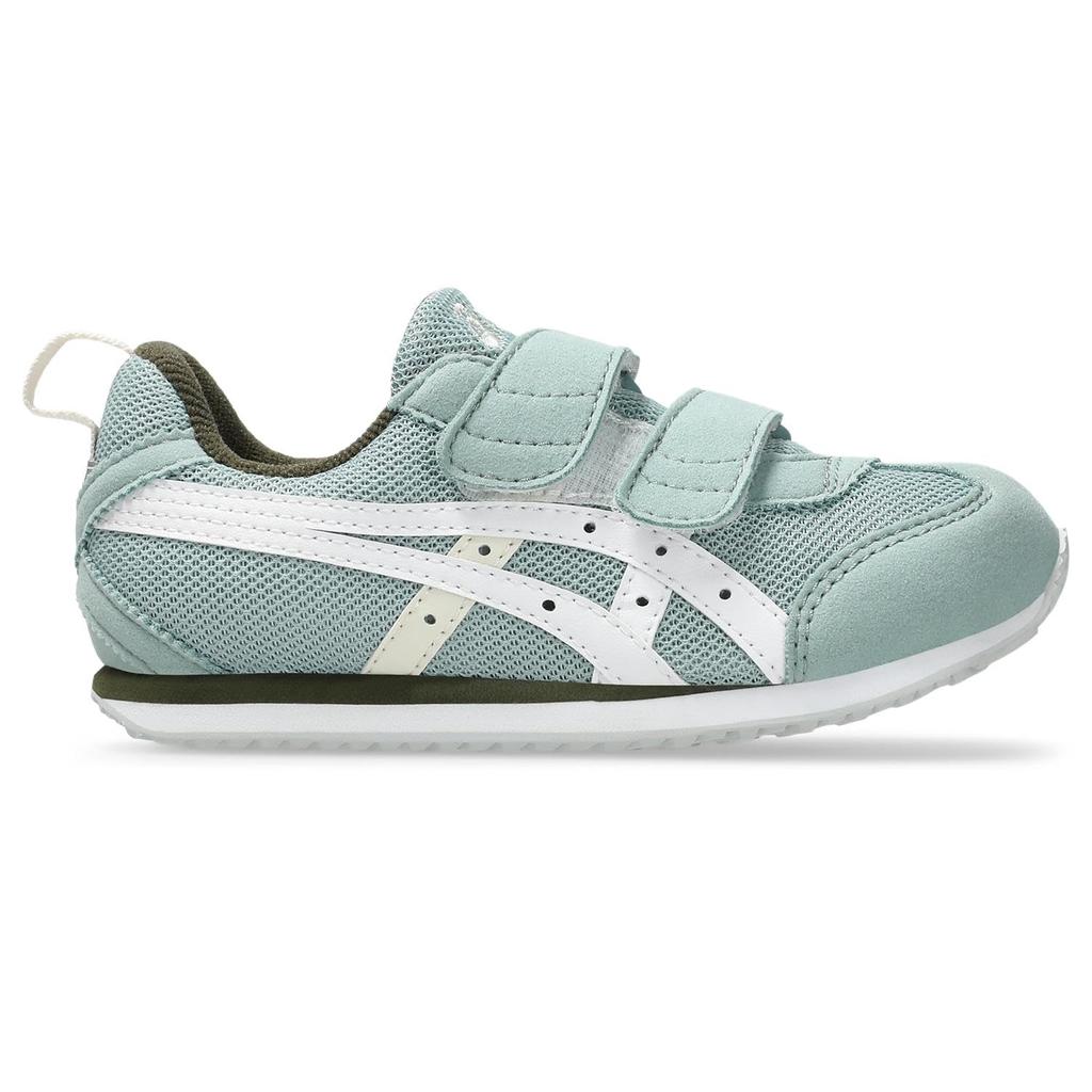 Sukusuku Slim Fit Gray Size cm Kids' Two-Strap Shoes, Blue/White, 416, 17.0