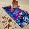 Ultra-Soft Beach Towel with Jinx Theme,Ideal for Pool - Camping, Diving - Perfect Travel Essential, Vibrant Beach Towel.