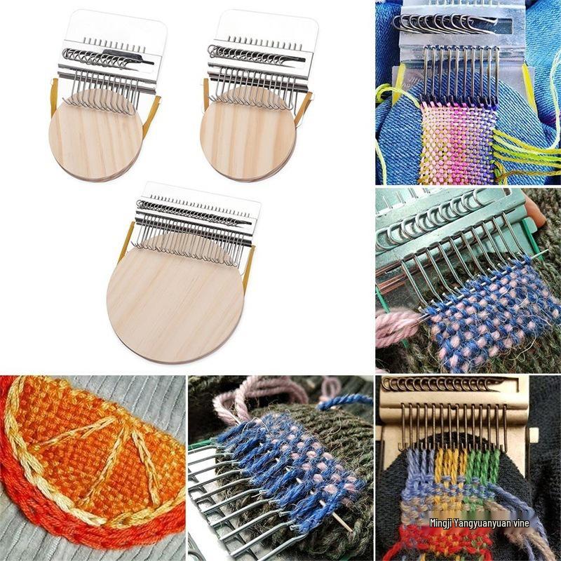 “Mini Personalized Handmade Darning Loom - Small Knitting Machine Tool”