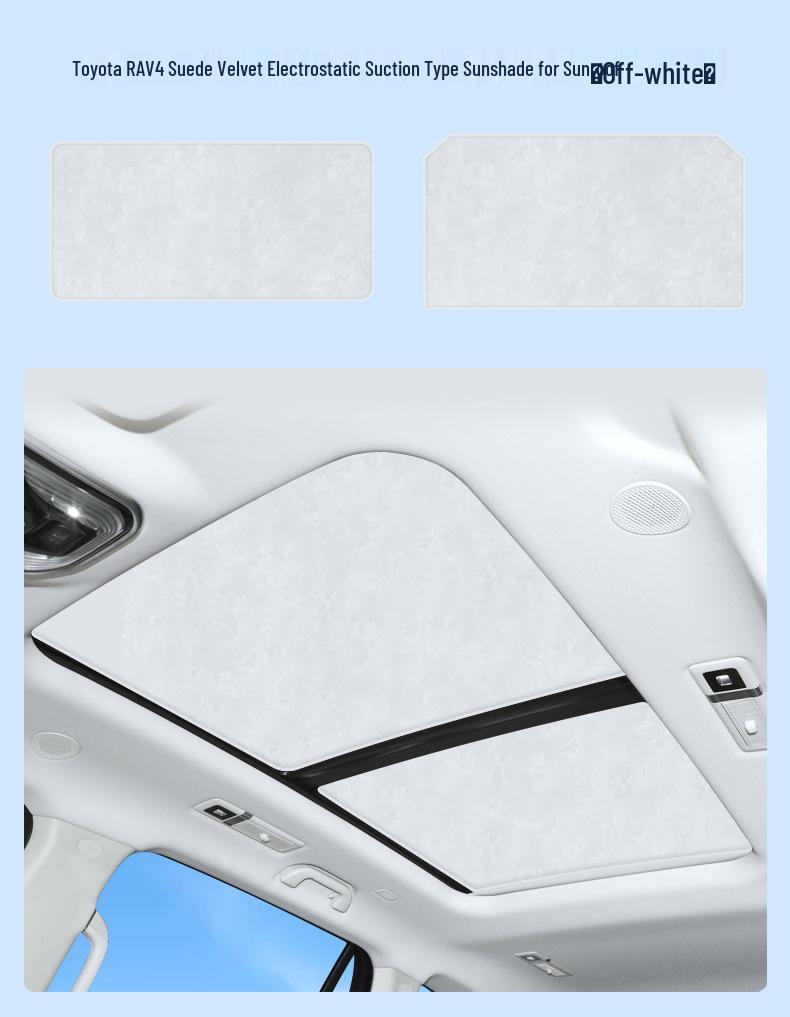 Electrostatic Sunroof Sunshade for Toyota RAV4, Highlander, Crown, Camry, and Venza