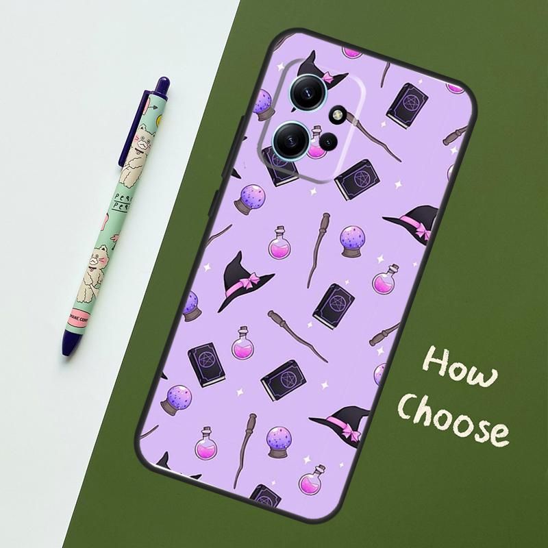 Carcasă de telefon cu motive gotice pastelate pentru Xiaomi Redmi Note 12 11 10 8 9 Pro 9S 10S 11S 12S, pentru Redmi 12 9C 10C 12C