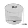 10pcs 15ml/30ml Plastic Measuring Cup Transparent Clear Double-scale Medicine Graduated Measuring Cup Container
